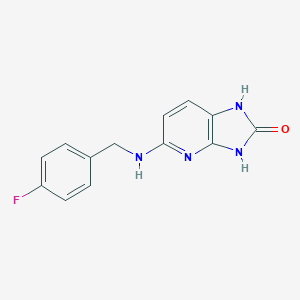 5-[[(4-Fluorophenyl)methyl]amino]-1,3-dihydro-2H-imidazo[4,5-b]pyridin-2-oneͼƬ