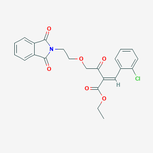 2-[(2-Chlorophenyl)methylene]-4-[2-(1,3-dihydro-1,3-dioxo-2H-isoindol-2-yl)ethoxy]-3-oxobutanoic Acid Ethyl EsterͼƬ