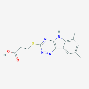 3-(6,8-Dimethyl-9H-1,3,4,9-tetraaza-fluoren-2-yl-sulfanyl)-propionicacidͼƬ