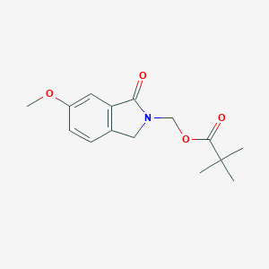 2,2-Dimethyl-Propionic Acid 6-Methoxy-1-Oxo-1,3-Dihydro-Isoindol-2-Ylmethyl Ester图片