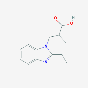 3-(2-Ethyl-benzoimidazol-1-yl)-2-methyl-propionicacidhydrochlorideͼƬ