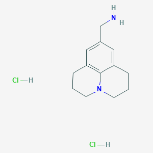 (2,3,6,7-Tetrahydro-1H,5H-pyrido[3,2,1-ij]quinolin-9-ylmethyl)amine DihydrochlorideͼƬ