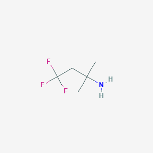 4,4,4-Trifluoro-2-methylbutan-2-amine图片