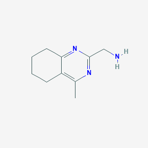 (4-甲基-5-甲基-5,6,7,8-四氢喹唑啉-2-基)甲胺图片