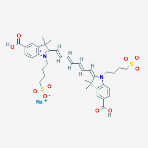 1,1'-Bis-(4-sulfobutyl)-indotricarbocyanine-5,5'-dicarboxylic Acid Monosodium SaltͼƬ