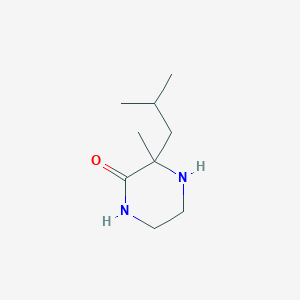 3-methyl-3-(2-methylpropyl)piperazin-2-one图片