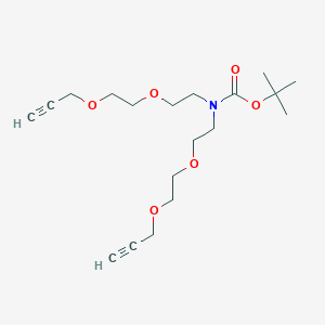 tert-butyl bis(2-(2-(prop-2-yn-1-yloxy)ethoxy)ethyl)carbamateͼƬ