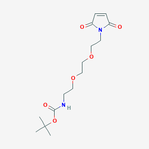 tert-butyl(2-(2-(2-(2,5-dioxo-2,5-dihydro-1H-pyrrol-1-yl)ethoxy)ethoxy)ethyl)carbamateͼƬ