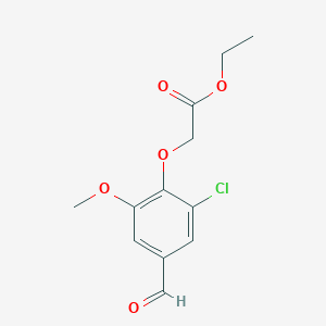 Ethyl(2-Chloro-4-formyl-6-methoxyphenoxy)acetateͼƬ