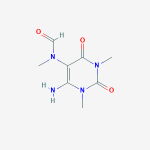 N-(6-Amino-1,2,3,4-tetrahydro-1,3-dimethyl-2,4-dioxo-5-pyrimidinyl)-N-methylformamideͼƬ