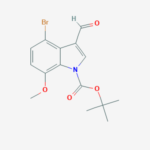 N-Boc-4-bromo-3-formyl-7-methoxyindoleͼƬ