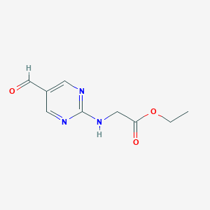 Ethyl N-(5-Formylpyrimidin-2-yl)glycinateͼƬ