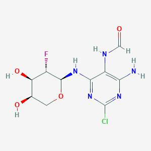 N-[4-Amino-2-chloro-6-[(2-deoxy-2-fluoro--D-arabinopyranosyl)amino]-5-pyrimidinyl]-formamideͼƬ