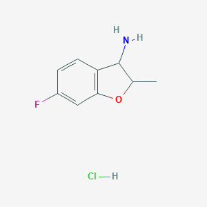 6-fluoro-2-methyl-2,3-dihydro-1-benzofuran-3-amine hydrochloride图片