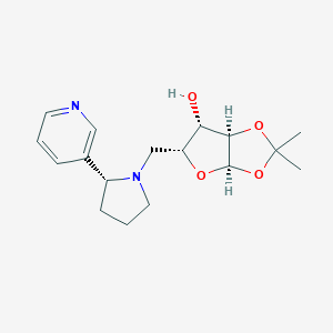 5-(R-2-Pyridin-3-yl-pyrrolidine)-1-yl-5-deoxy-1,2-isopropylidene-alpha-D-xylofuranoseͼƬ