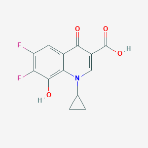 1-Cyclopropyl-6,7-difluoro-1,4-dihydro-8-hydroxy-4-oxo-3-quinolinecarboxylic AcidͼƬ