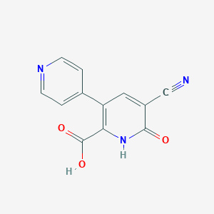 5-Cyano-1,6-dihydro-6-oxo-[3,4'-bipyridine]-2-carboxylic AcidͼƬ