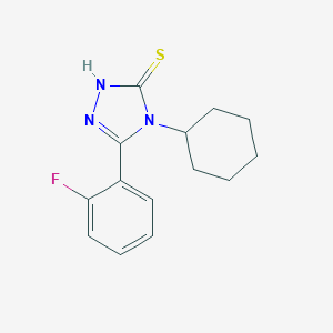 4-Cyclohexyl-5-(2-fluorophenyl)-4H-1,2,4-triazole-3-thiolͼƬ