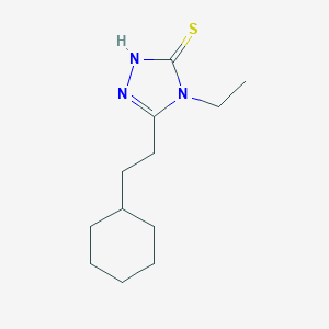 5-(2-Cyclohexylethyl)-4-ethyl-4H-1,2,4-triazole-3-thiolͼƬ