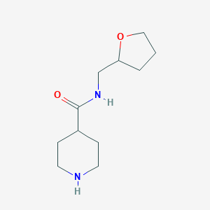 N-(oxolan-2-ylmethyl)piperidine-4-carboxamideͼƬ