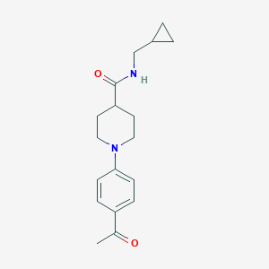 1-(4-acetylphenyl)-N-(cyclopropylmethyl)-4-piperidinecarboxamideͼƬ