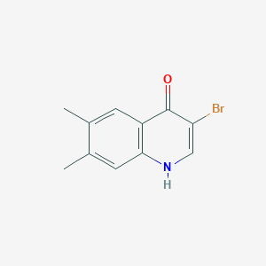 3-Bromo-6,7-dimethyl-4-hydroxyquinolineͼƬ