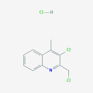 3-Chloro-2-(chloromethyl)-4-methylquinoline hydrochlorideͼƬ