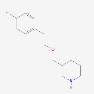 3-{[(4-Fluorophenethyl)oxy]methyl}piperidineͼƬ