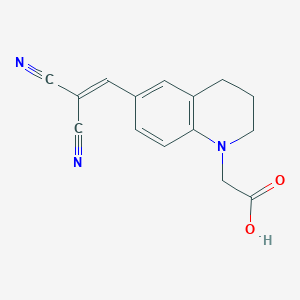 N-Carboxymethyl-6-(2,2-dicyanovinyl)-1,2,3,4-tetrahydroquinolineͼƬ