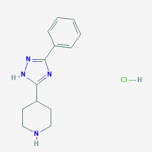 4-(3-Phenyl-1H-1,2,4-triazol-5-yl)piperidinehydrochlorideͼƬ
