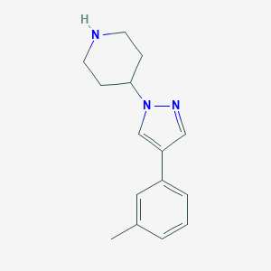4-(4-m-Tolylpyrazol-1-yl)-piperidineͼƬ