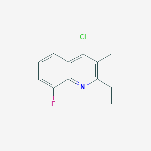 4-chloro-2-ethyl-8-fluoro-3-methylquinoline图片