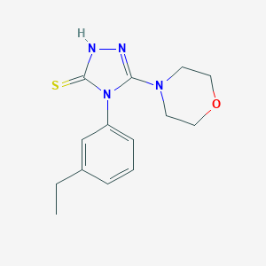 4-(3-Ethylphenyl)-5-(morpholin-4-yl)-4H-1,2,4-triazole-3-thiolͼƬ