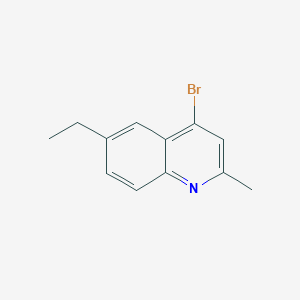 4-Bromo-6-ethyl-2-methylquinolineͼƬ