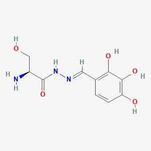 [(2,3,4-Trihydroxyphenyl)methylene]hydrazide-serineͼƬ