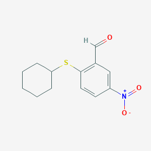 cyclohexylsulfanylnitrobenzenecarbaldehydeͼƬ