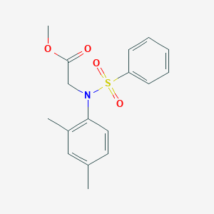 Methyl N-(2,4-dimethylphenyl)-N-(phenylsulfonyl)glycinateͼƬ