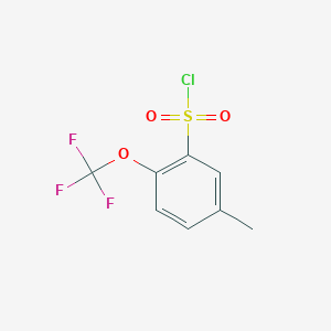 5-Methyl-2-(trifluoromethoxy)benzenesulfonyl chlorideͼƬ