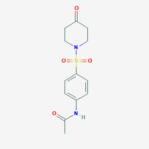 N-{4-[(4-oxopiperidin-1-yl)sulfonyl]phenyl}acetamideͼƬ