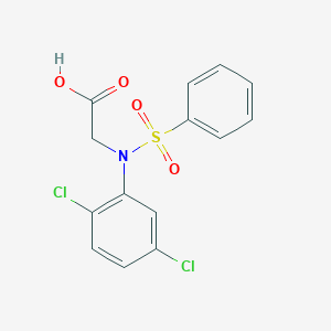 N-(2,5-Dichlorophenyl)-N-(phenylsulfonyl)glycineͼƬ