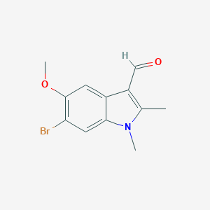 6-bromo-5-methoxy-1,2-dimethyl-1H-indole-3-carbaldehydeͼƬ