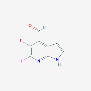 5-Fluoro-6-iodo-1h-pyrrolo[2,3-b]pyridine-4-carbaldehydeͼƬ