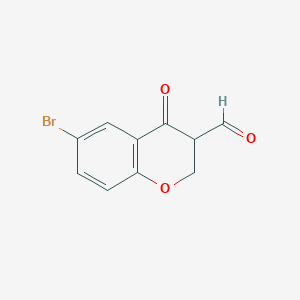 6-Bromo-4-oxo-3,4-dihydro-2H-1-benzopyran-3-carbaldehydeͼƬ