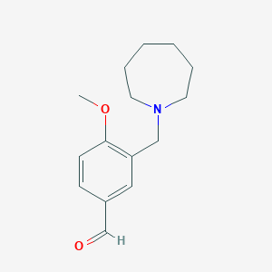 3-Azepan-1-ylmethyl-4-methoxy-benzaldehydeͼƬ