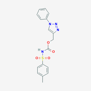 (1-Phenyl-1H-1,2,3-triazol-4-yl)methyl N-[(4-methylphenyl)sulfonyl]carbamateͼƬ