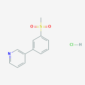 3-(3-Methanesulfonyl-phenyl)-pyridine Hydrochloride图片