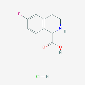 6-Fluoro-1,2,3,4-Tetrahydroisoquinoline-1-Carboxylic Acid HydrochlorideͼƬ