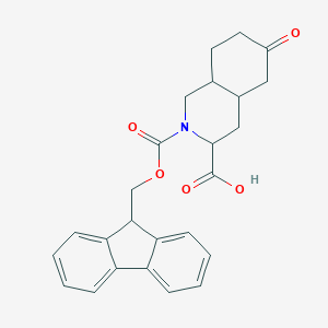 2-[(9H-fluoren-9-ylmethoxy)carbonyl]-6-oxo-decahydroisoquinoline-3-carboxylic acidͼƬ