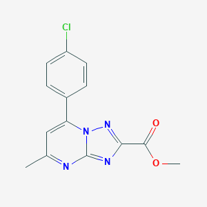 methyl 7-(4-chlorophenyl)-5-methyl[1,2,4]triazolo[1,5-a]pyrimidine-2-carboxylateͼƬ