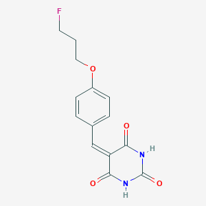 5-{[4-(3-Fluoropropoxy)phenyl]methylene}-2,4,6(1H,3H,5H)-pyrimidinetrioneͼƬ